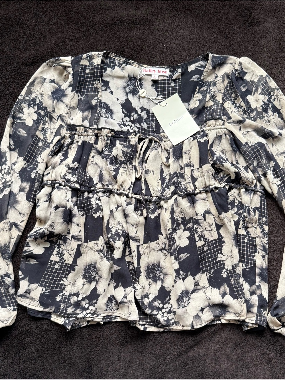 Bailey Rose Kate Floral Blouse